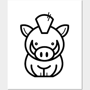 Traditional pig Posters and Art